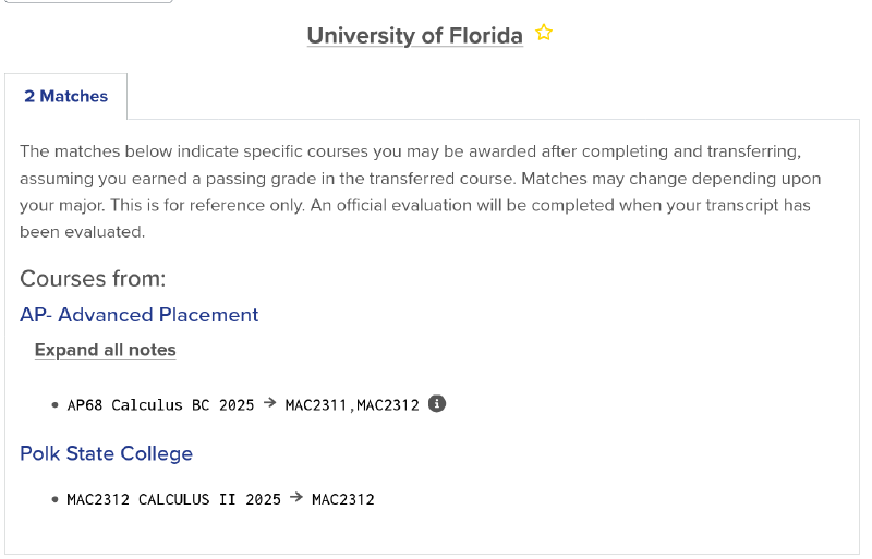 Calculus Transfer Example